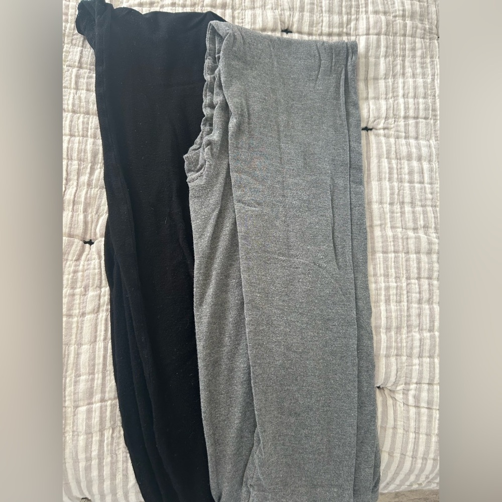 Seraphine Women's Black and Gray Leggings
